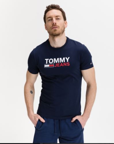 Camiseta marca hombre de Tommy Hilfiger para hombre